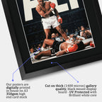 Muhammad Ali Boxing A3 framed print, view 4