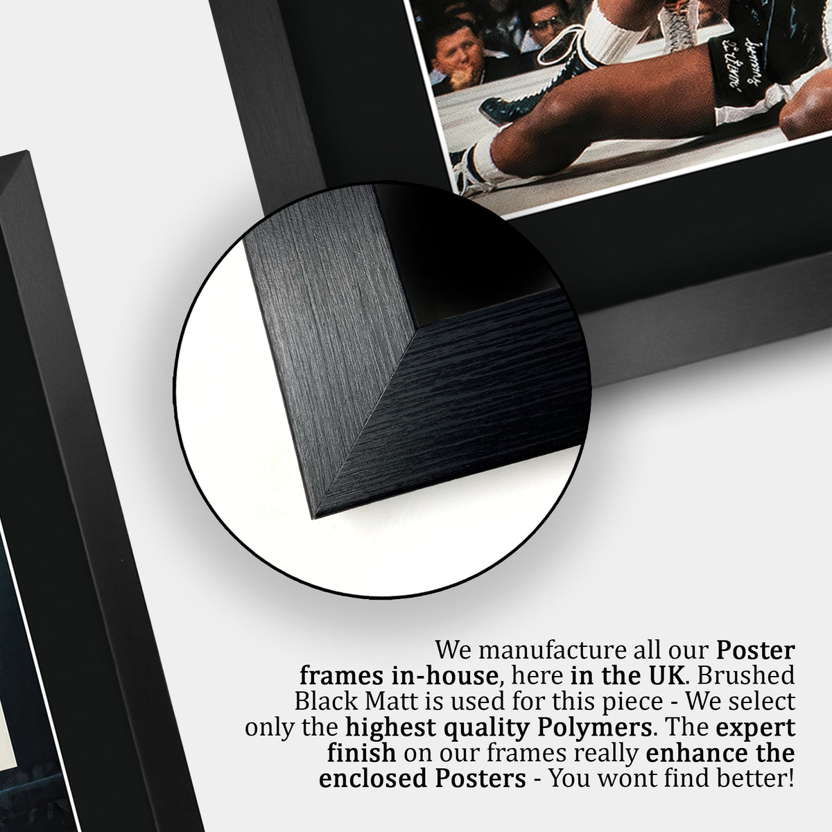 Muhammad Ali Boxing A3 framed print, view 6