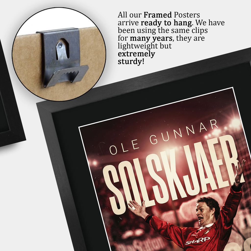 Ole Gunnar Solskjaer A3 framed print, view 5