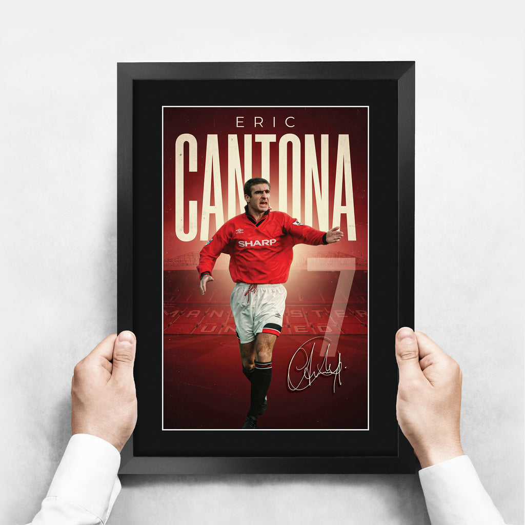 Eric Cantona A3 framed print, view 3
