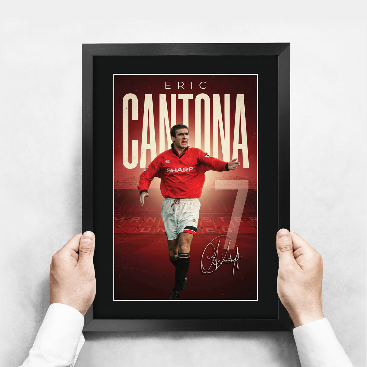 Eric Cantona A3 framed print, view 3