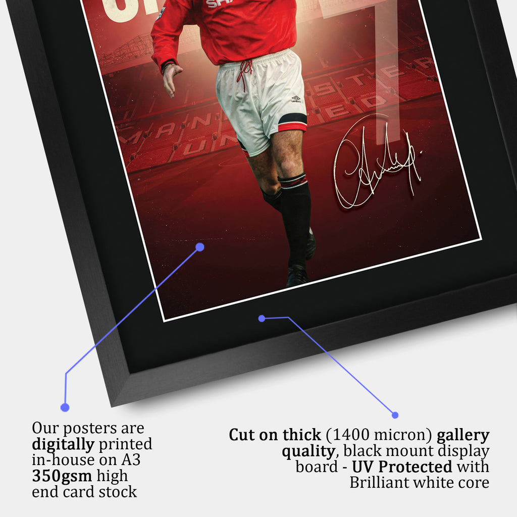 Eric Cantona A3 framed print, view 4