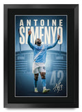 Antoine Semenyo True Icon A3 framed print