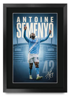 Antoine Semenyo True Icon A3 framed print