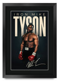 Mike Tyson Boxing A3 framed print