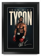 Mike Tyson Boxing A3 framed print