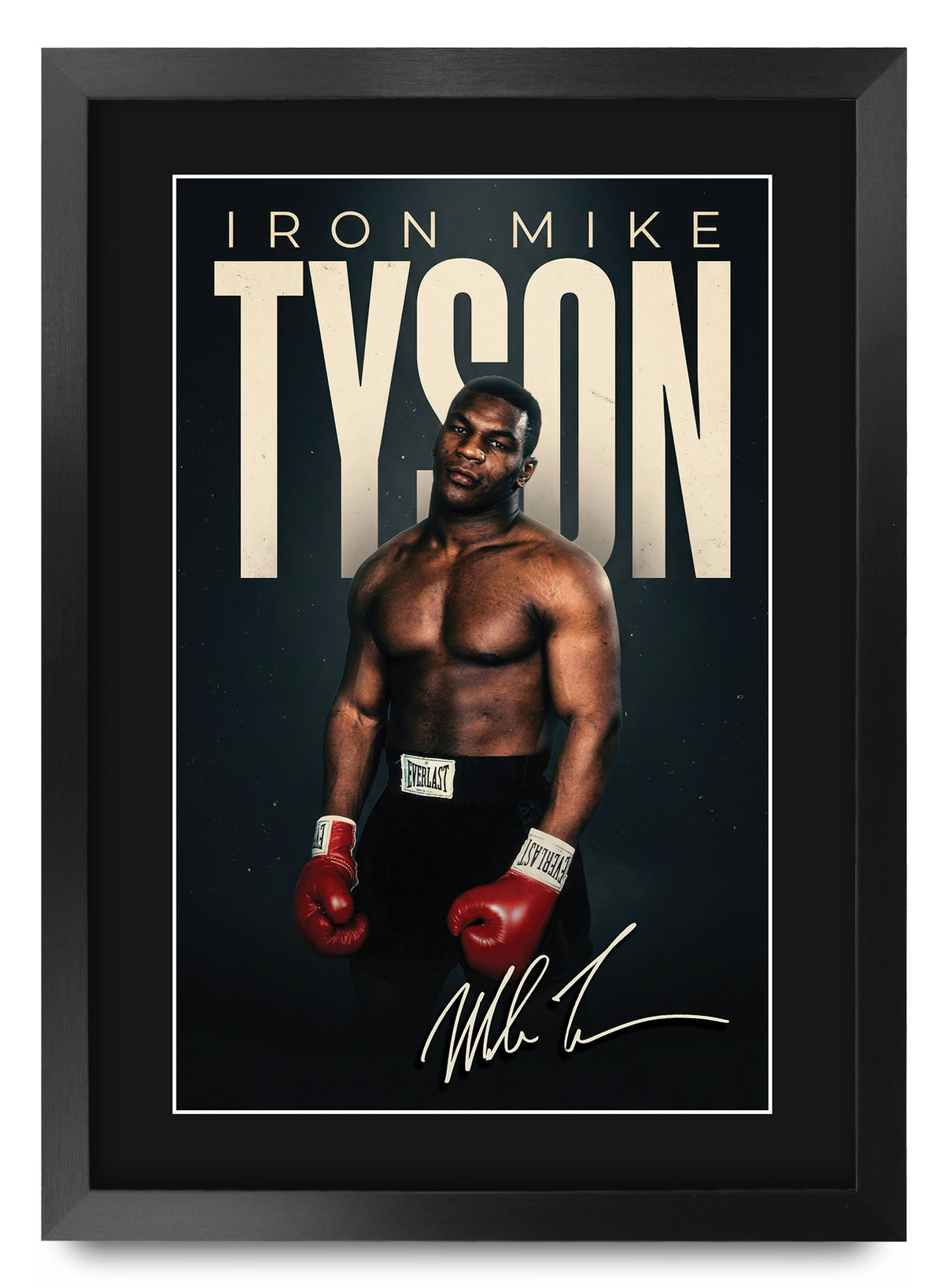Mike Tyson Boxing A3 framed print