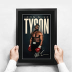 Mike Tyson Boxing A3 framed print, view 3