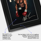 Mike Tyson Boxing A3 framed print, view 4