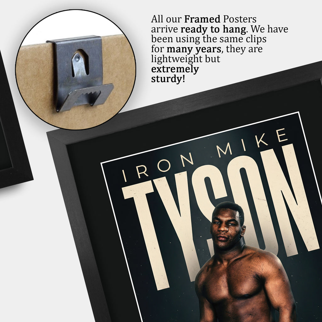 Mike Tyson Boxing A3 framed print, view 5