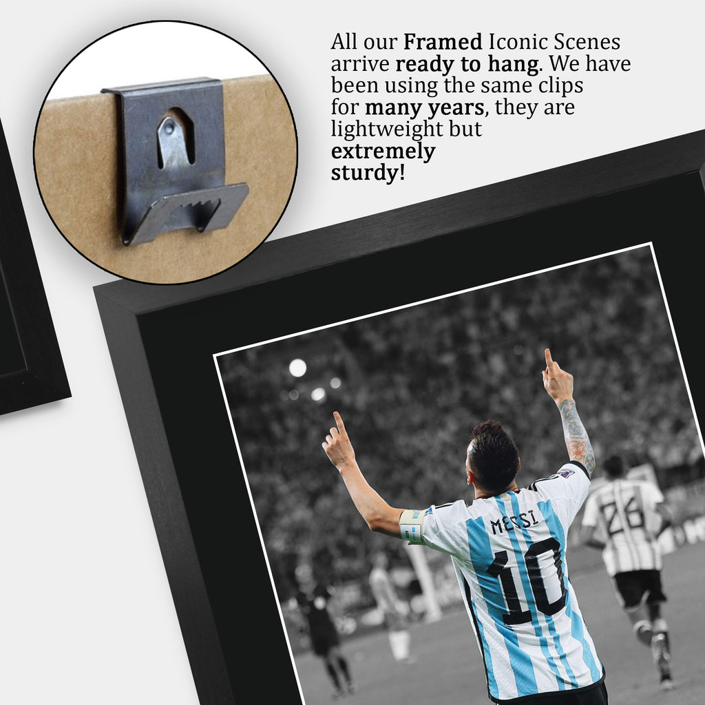Lionel Messi II A3 framed print, view 5