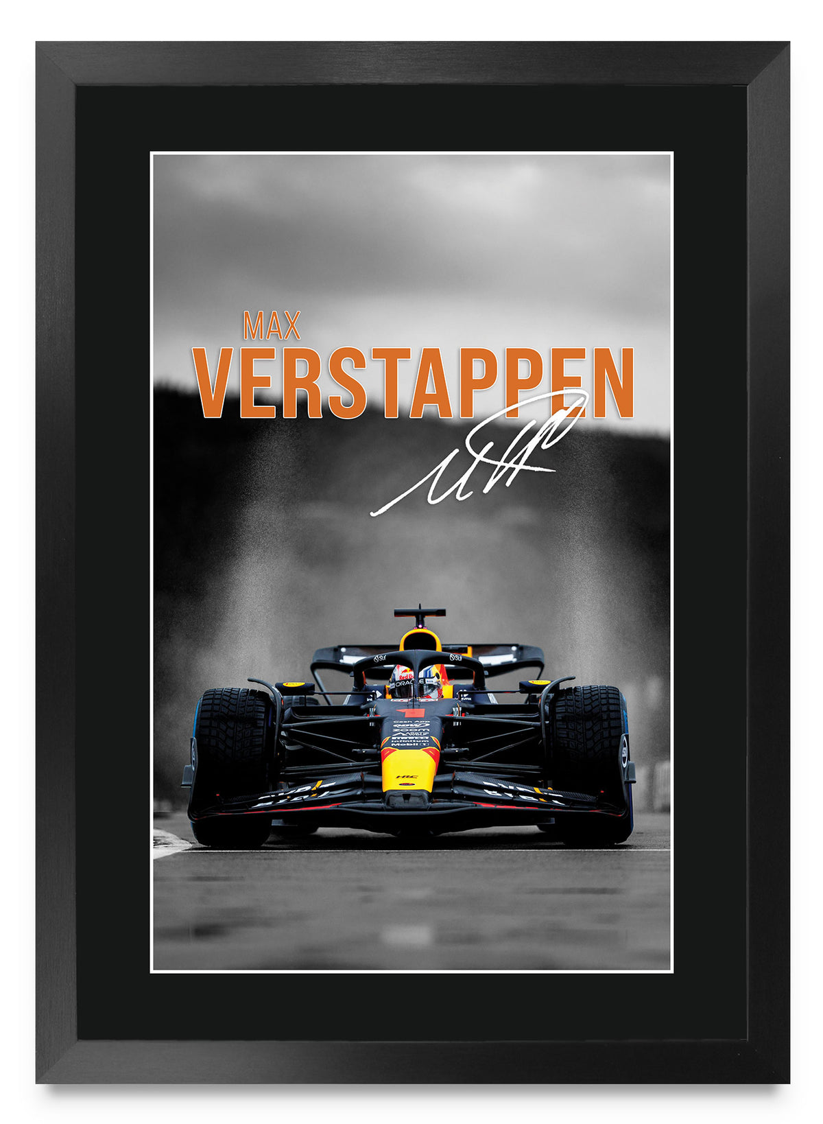 Max Verstappen Contrast Icon A3 framed print