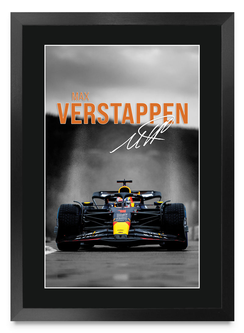 Max Verstappen Contrast Icon A3 Framed Print