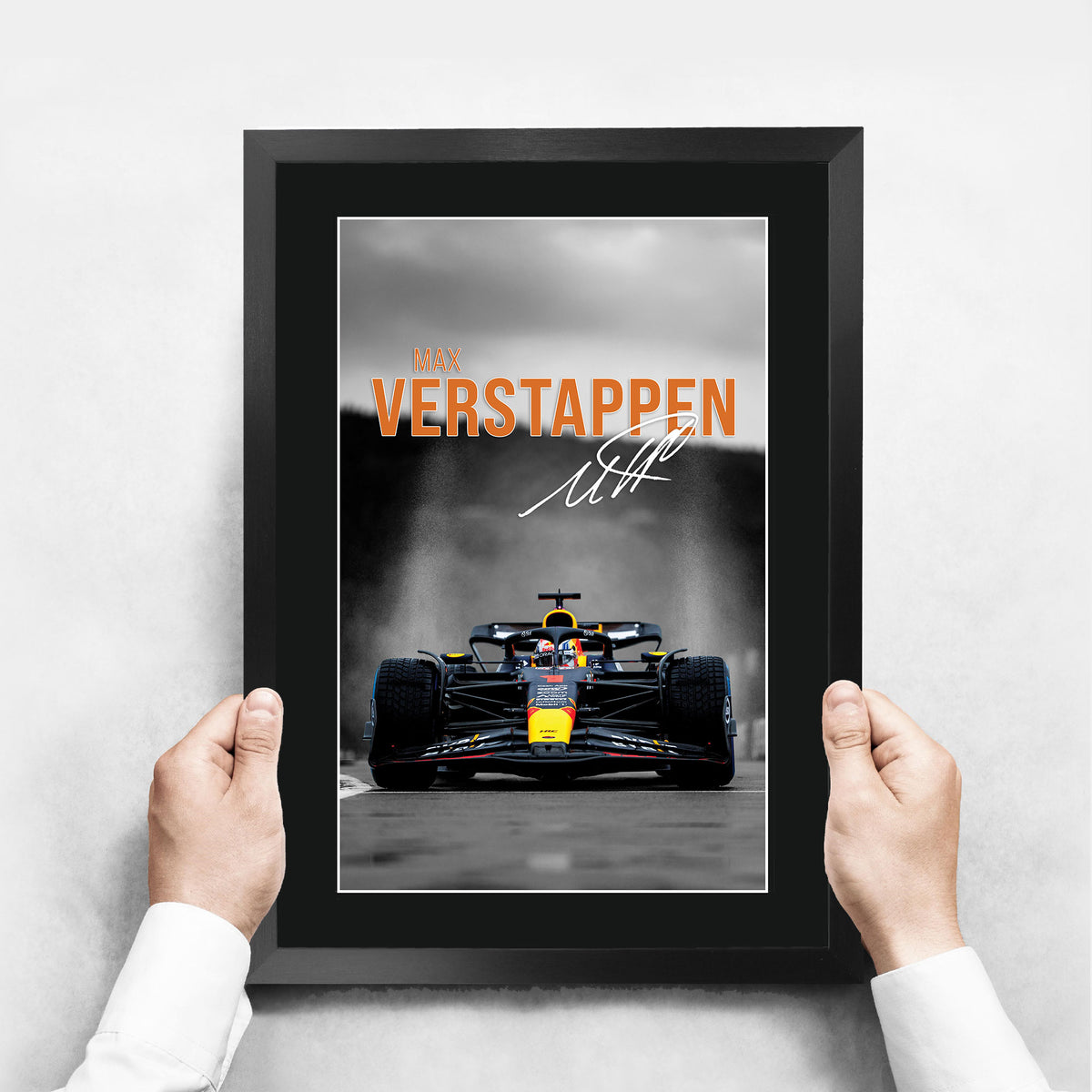 Max Verstappen Contrast Icon A3 framed print, view 3