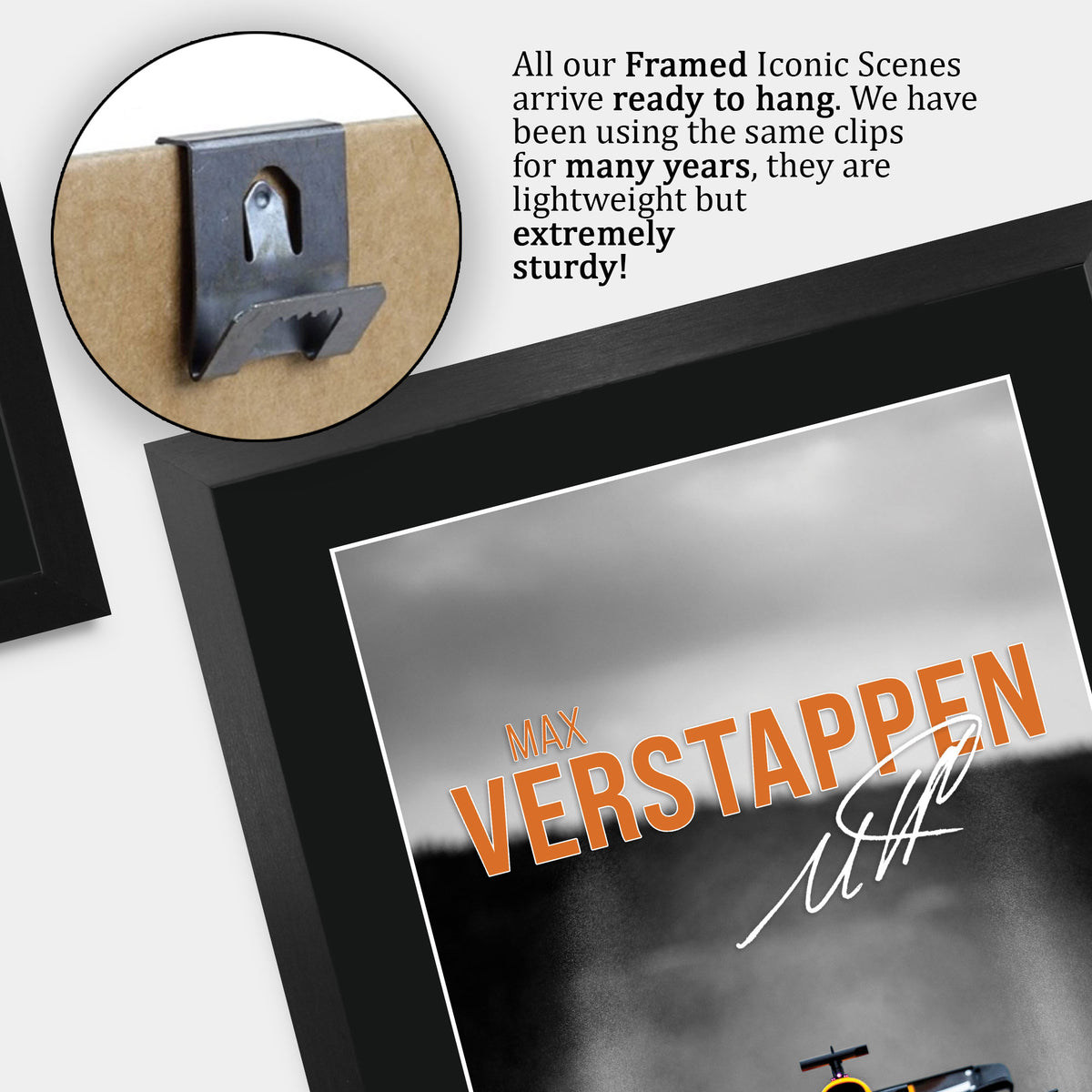 Max Verstappen Contrast Icon A3 framed print, view 5