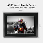 Max Verstappen Contrast Icon II A3 framed print, view 2