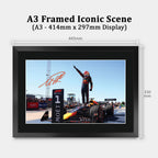 Max Verstappen A3 framed print, view 2