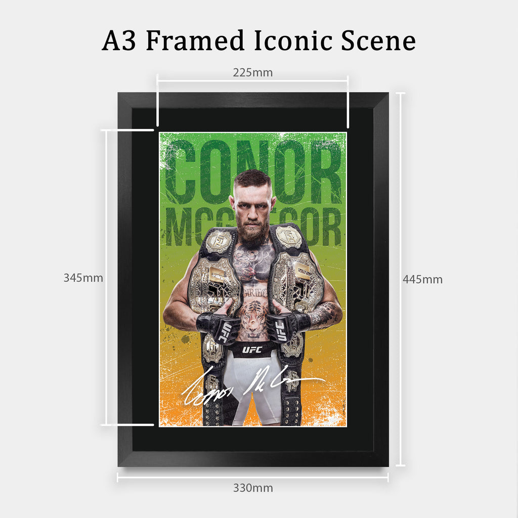 Conor McGregor A3 framed print, view 2