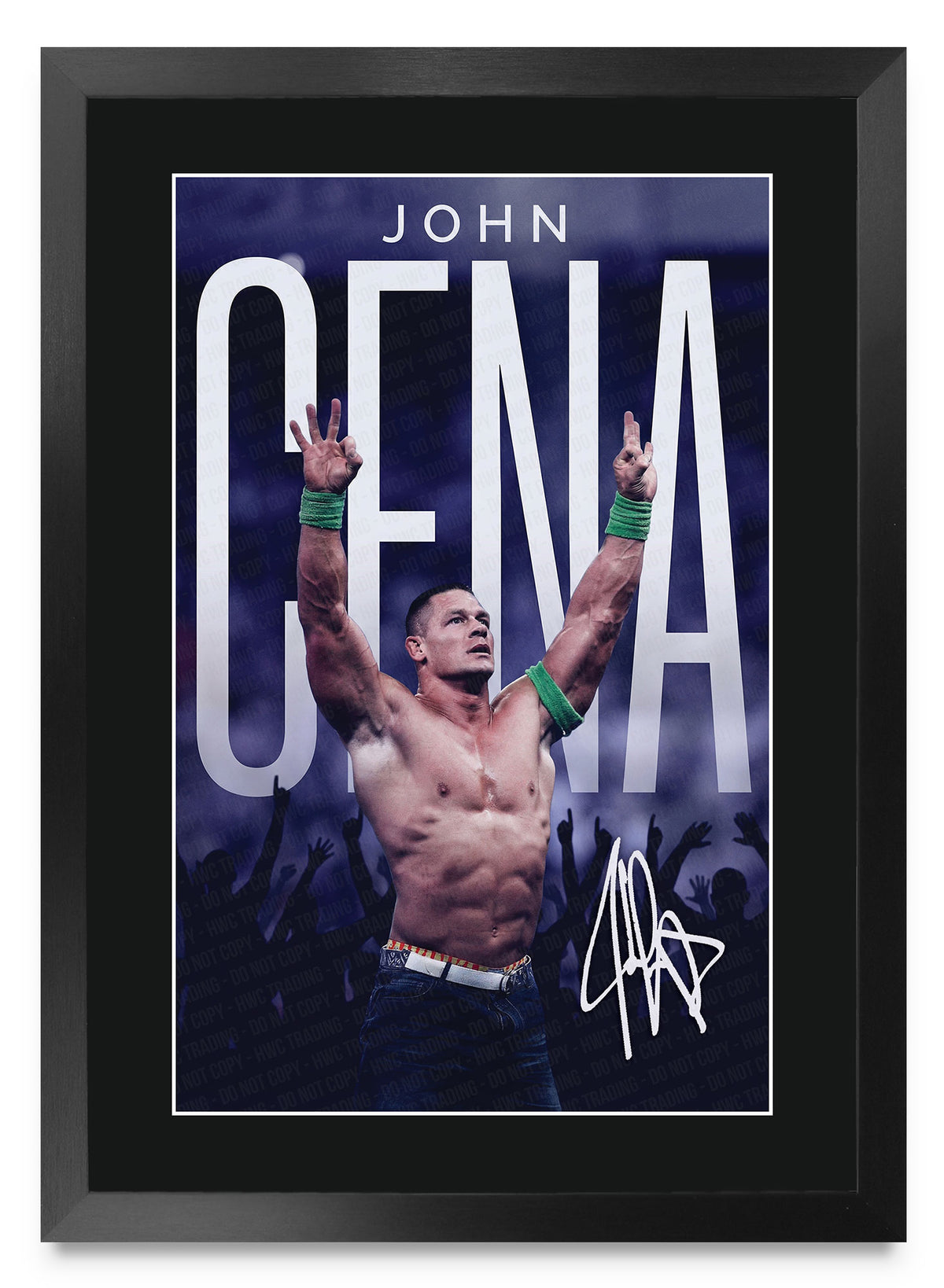 John Cena A3 framed print