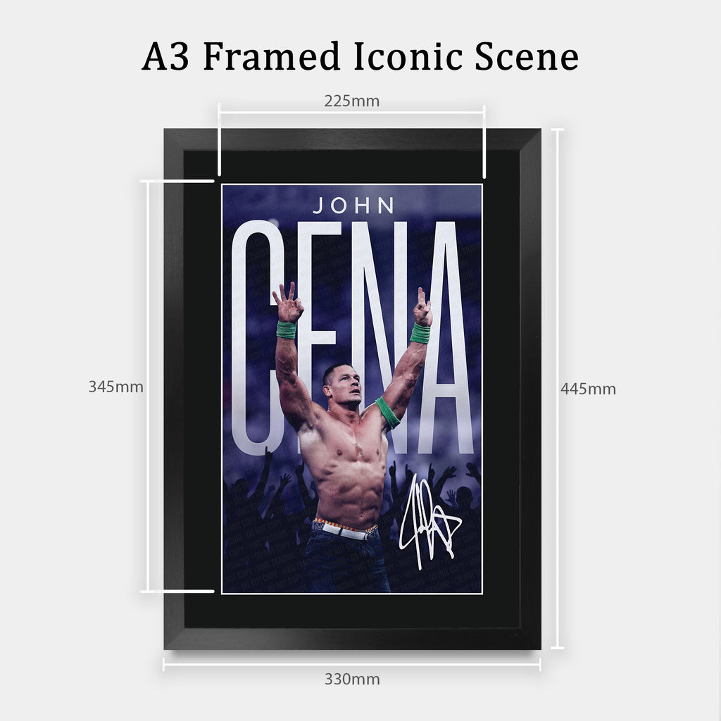 John Cena A3 framed print, view 2