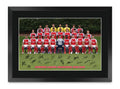 Arsenal Champions 25/26 Winners Full Squad A3 framed print