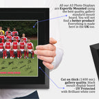 Arsenal Champions 25/26 Winners Full Squad A3 framed print, view 4