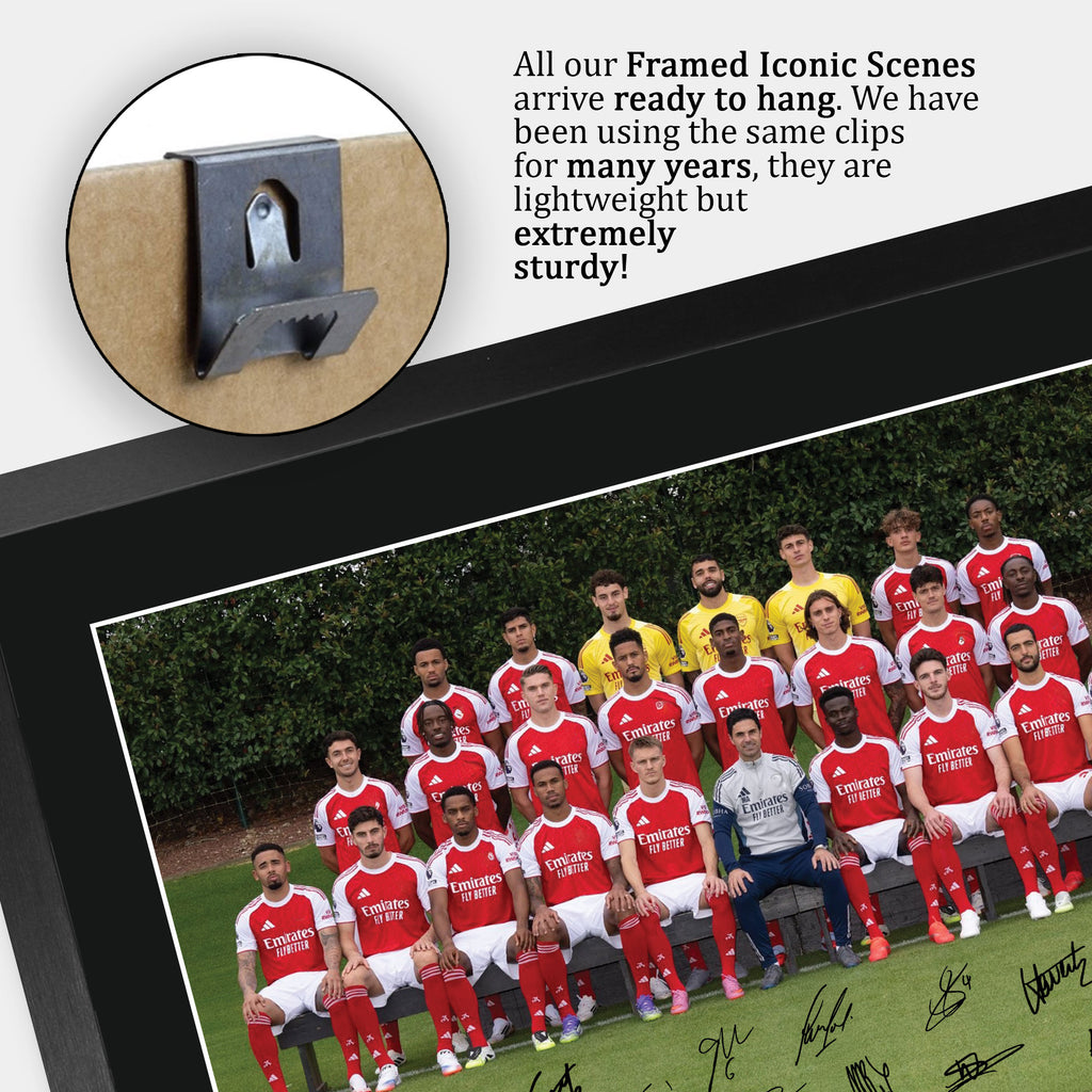 Arsenal Champions 25/26 Winners Full Squad A3 framed print, view 5
