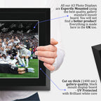 Aston Villa Europa League Winners 2026 A3 framed print, view 4