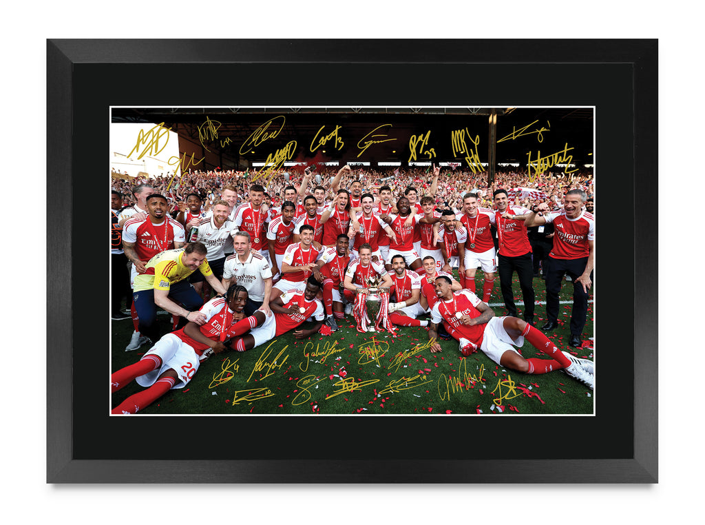 Arsenal Premier League Champions 25/26 Winners 2025 A3 framed print