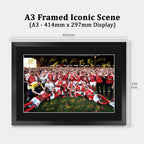 Arsenal Premier League Champions 25/26 Winners 2025 A3 framed print, view 2
