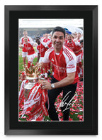 Mikel Arteta A3 framed print
