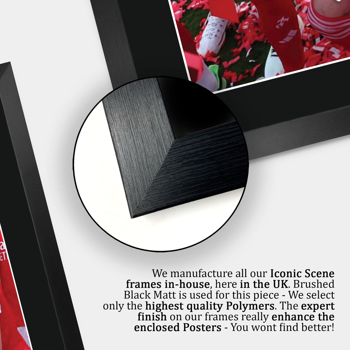 Declan Rice Winners A3 framed print, view 6