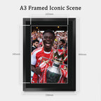 Bukayo Saka Winner A3 framed print, view 2