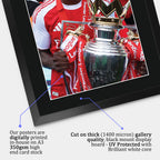Bukayo Saka Winner A3 framed print, view 4