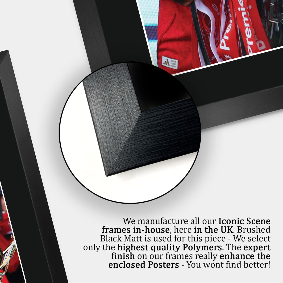Bukayo Saka Winner A3 framed print, view 6