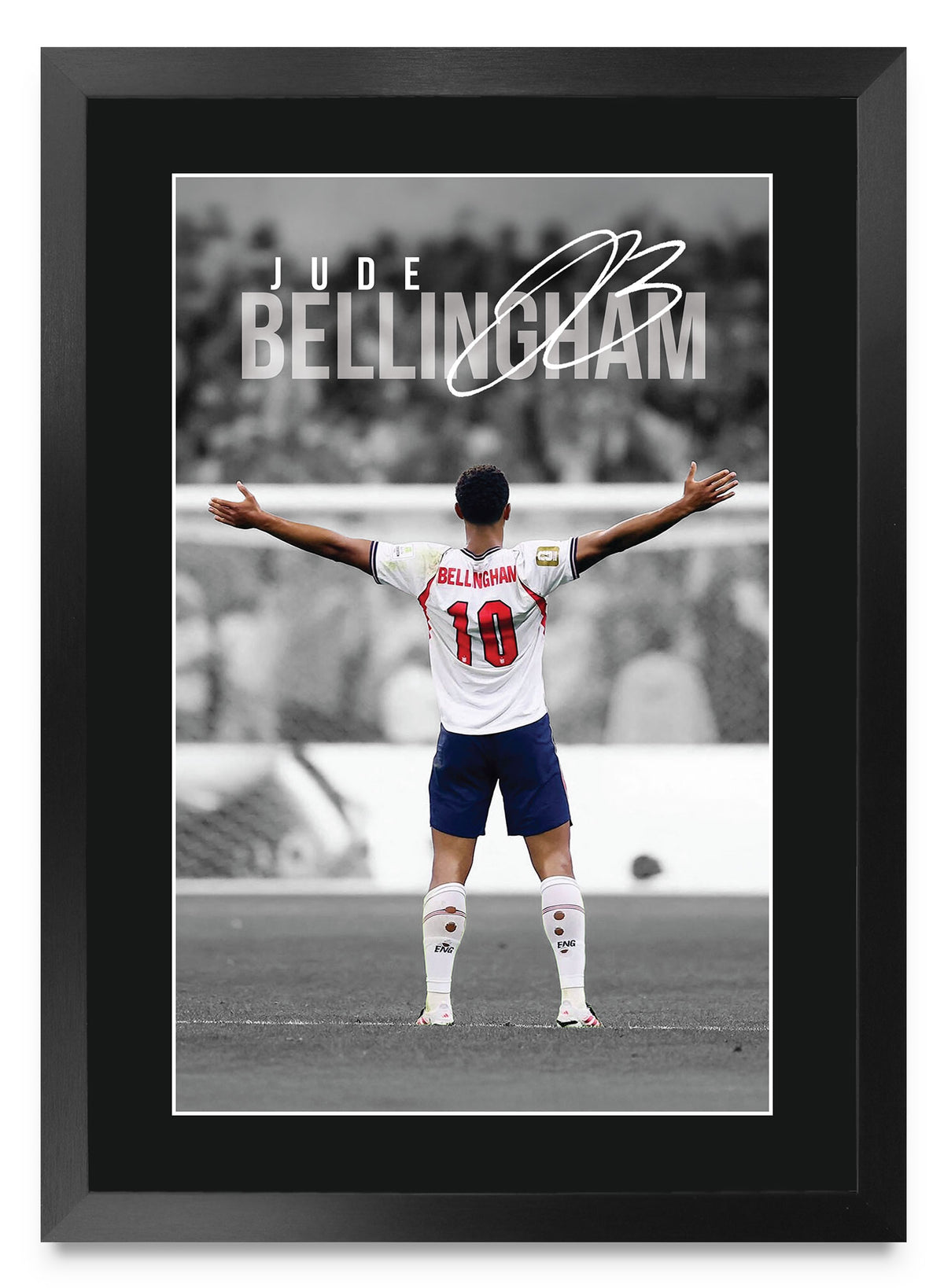 Jude Bellingham England Iconic A3 framed print