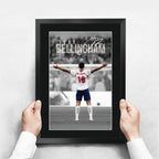 Jude Bellingham England Iconic A3 framed print, view 3