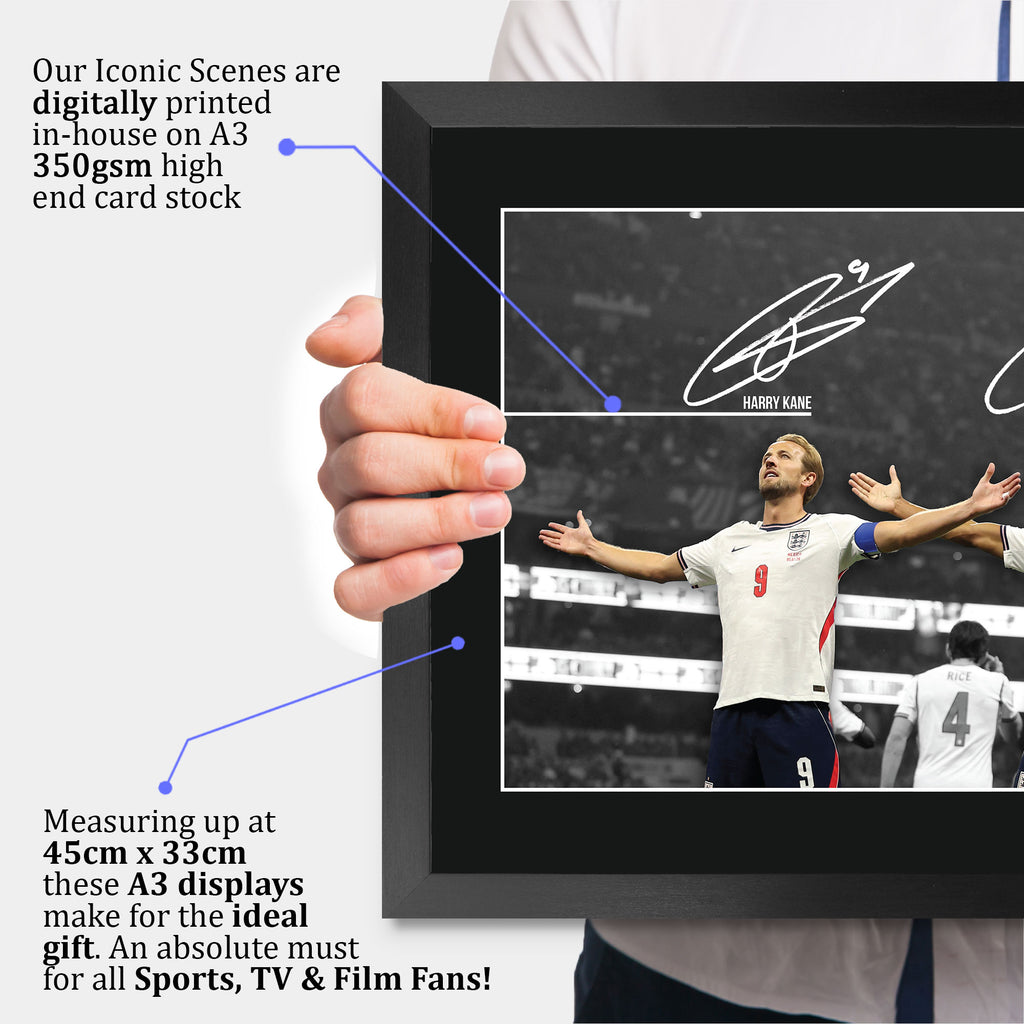 Harry Kane & Jude Bellingham England A3 framed print, view 3