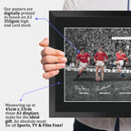 Man Utd The Engine Room A3 framed print, view 3