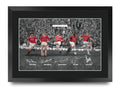 Man Utd The Engine Room A3 framed print