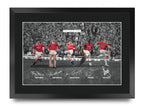 Man Utd The Engine Room A3 framed print
