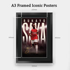 Bukayo Saka True Icon A3 framed print, view 2