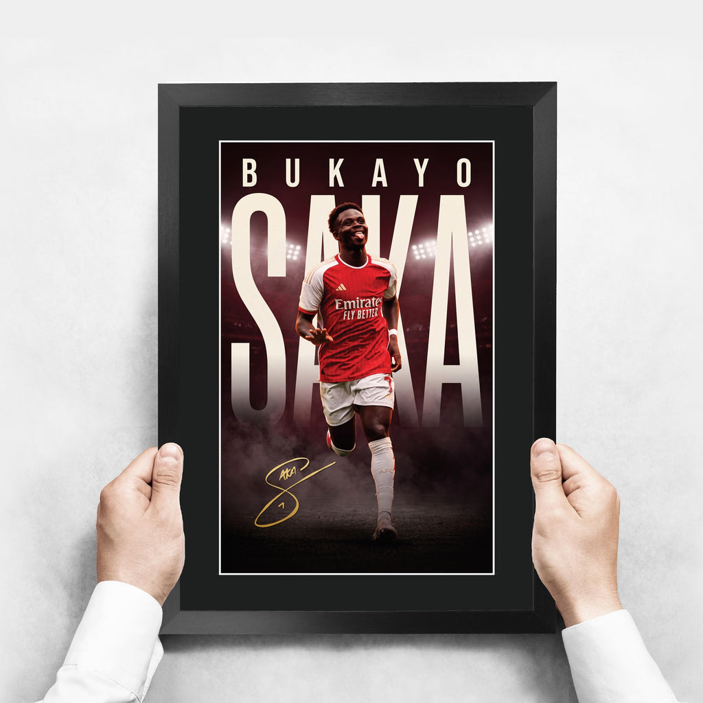 Bukayo Saka True Icon A3 framed print, view 3