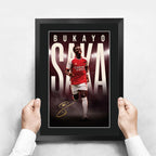 Bukayo Saka True Icon A3 framed print, view 3