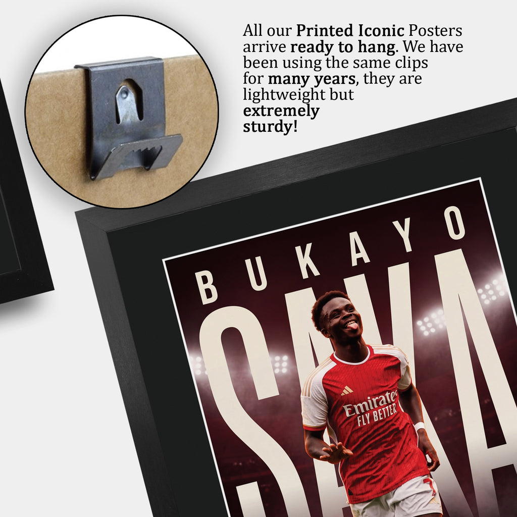Bukayo Saka True Icon A3 framed print, view 5