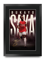 Bukayo Saka True Icon A3 framed print