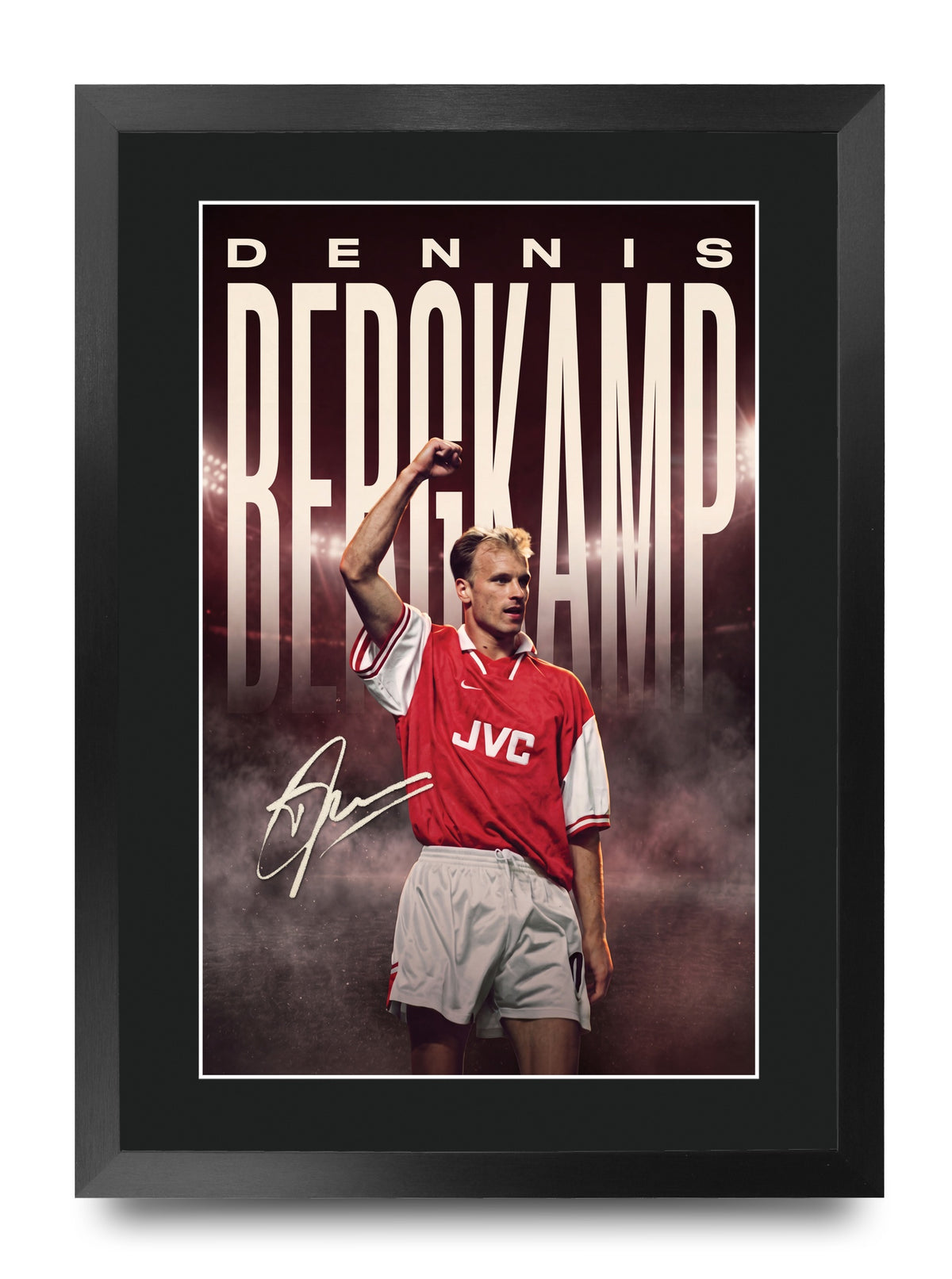 Dennis Bergkamp True Icon A3 framed print
