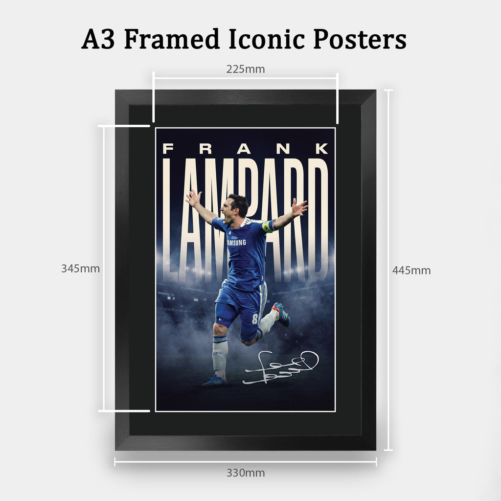 Frank Lampard True Icon A3 framed print, view 2