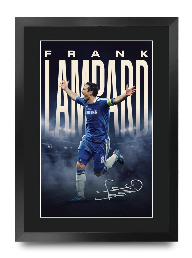 Frank Lampard True Icon A3 Framed Print