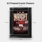 Ian Wright True Icon A3 framed print, view 2